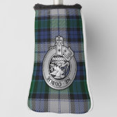 Couvre-club De Golf Clan Graham Crest & Dress Tartan Golf Head Coque (Tourné à 90°)