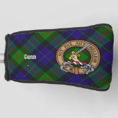 Couvre-club De Golf Clan Gunn Crest sur Tartan (Devant)