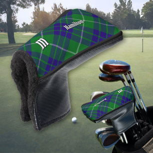 Couvre-club De Golf Clan Hamilton Chasse Tartan Golf Head Cover