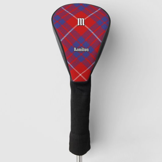 Couvre-club De Golf Clan Hamilton Red Golf Head Cover (Devant)