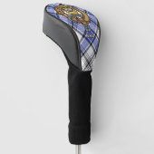 Couvre-club De Golf Clan Hannay Crest sur Tartan (Incliné)