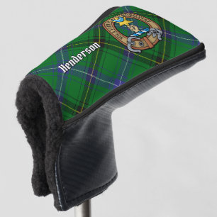 Couvre-club De Golf Clan Henderson Crest sur Tartan