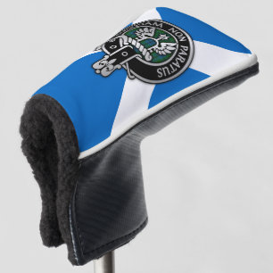 Couvre-club De Golf Clan Johnstone Crest & Tartan Golf Head Cover