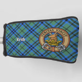 Couvre-club De Golf Clan Keith Crest sur Tartan (Devant)