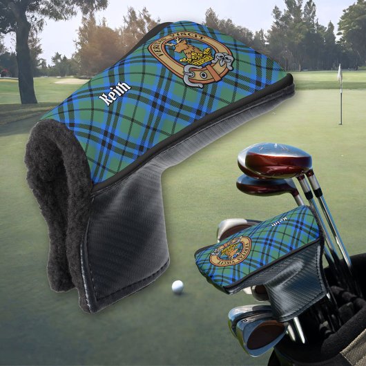 Couvre-club De Golf Clan Keith Crest sur Tartan