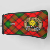 Couvre-club De Golf Clan Kerr Crest sur Tartan (Devant)