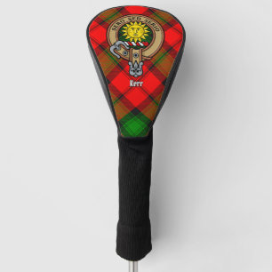 Couvre-club De Golf Clan Kerr Crest sur Tartan