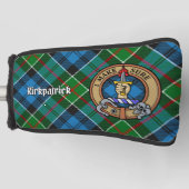 Couvre-club De Golf Clan Kirkpatrick Crest sur Tartan (Devant)