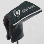Couvre-club De Golf Clan Leslie Crest Badge et Tartan (Devant 3/4)