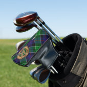 Couvre-club De Golf Clan Leslie Crest sur la chasse Tartan (In Situ)