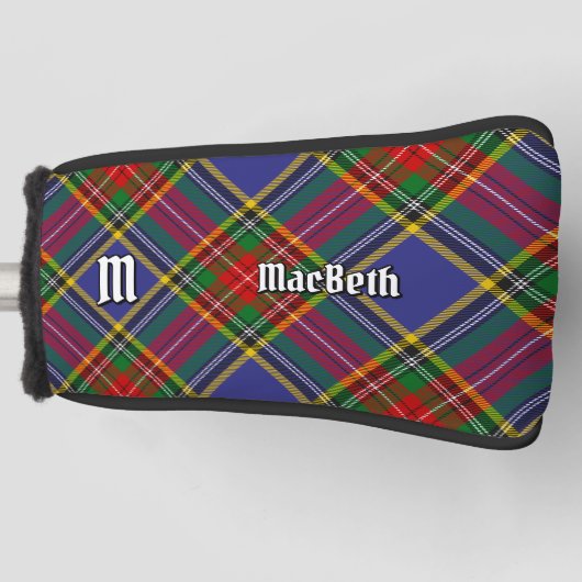 Couvre-club De Golf Clan MacBeth Tartan Golf Head Cover (Devant)