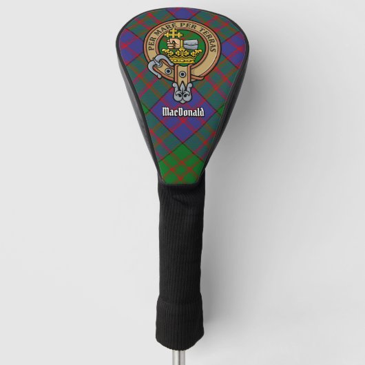 Couvre-club De Golf Clan MacDonald Crest Golf Head Cover (Devant)