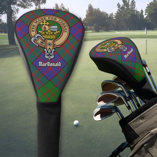 Couvre-club De Golf Clan MacDonald Crest Golf Head Cover