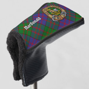 Couvre-club De Golf Clan MacDonald Crest sur Tartan