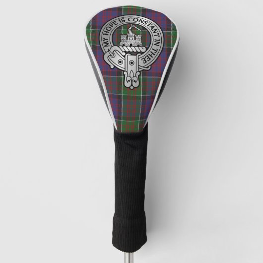 Couvre-club De Golf Clan MacDonald de Clanranald Crest & Tartan (Devant)