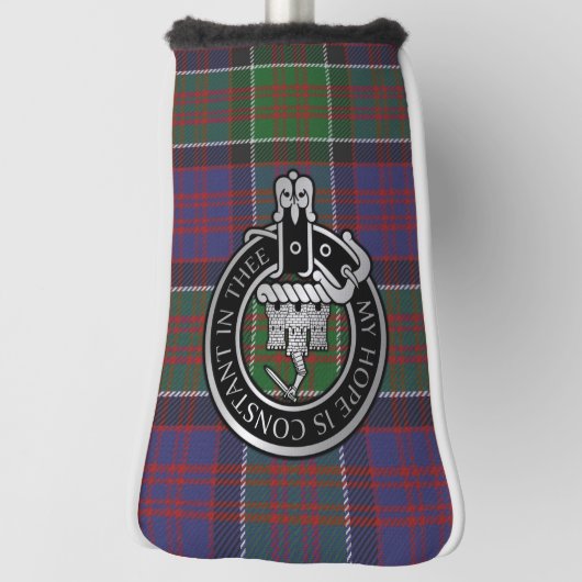 Couvre-club De Golf Clan MacDonald de Clanranald Crest & Tartan Golf H (Tourné à 90°)