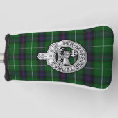 Couvre-club De Golf Clan MacDonald de Isles Crest & Tartan (Devant)