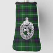 Couvre-club De Golf Clan MacDonald de Isles Crest & Tartan (Tourné à 90°)