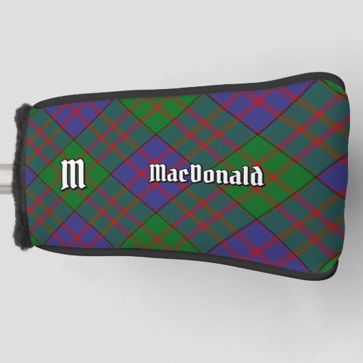 Couvre-club De Golf Clan MacDonald Tartan Golf Head Cover (Devant)