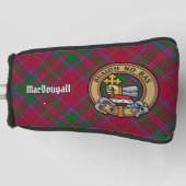 Couvre-club De Golf Clan MacDougall Crest sur Tartan (Devant)