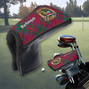 Couvre-club De Golf Clan MacDougall Crest sur Tartan