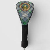 Couvre-club De Golf Clan MacDowall Crest sur Tartan (Devant)