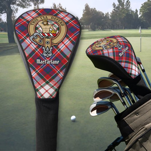Couvre-club De Golf Clan MacFarlane Crest sur le tatan de robe