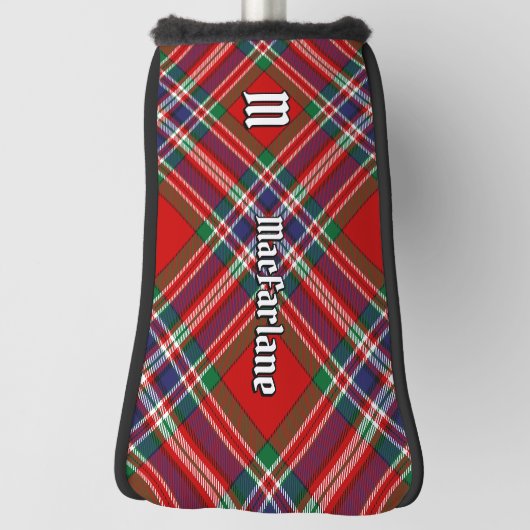 Couvre-club De Golf Clan MacFarlane Red Tartan (Tourné à 90°)