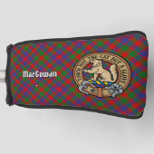 Couvre-club De Golf Clan MacGowan Crest sur Tartan (Devant)