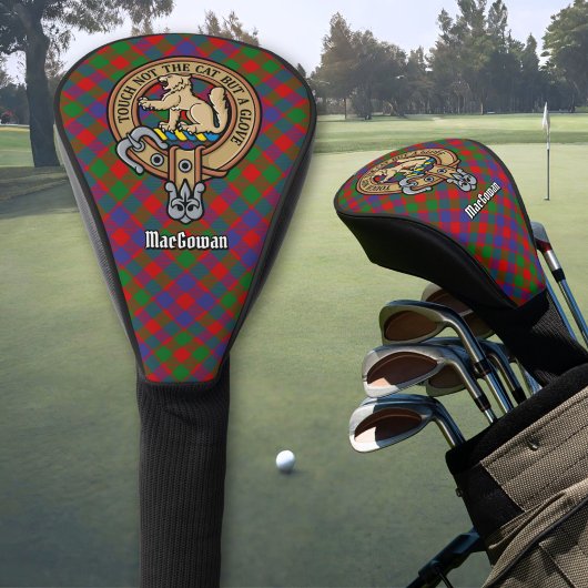 Couvre-club De Golf Clan MacGowan Crest sur Tartan
