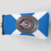 Couvre-club De Golf Clan MacGowan Crest & Tartan Knot (Devant)