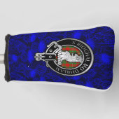 Couvre-club De Golf Clan MacGregor Crest & Tartan sur le chardon (Devant)