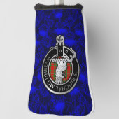 Couvre-club De Golf Clan MacGregor Crest & Tartan sur le chardon (Tourné à 90°)