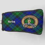 Couvre-club De Golf Clan MacKay Crest sur Tartan (Devant)