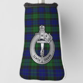 Couvre-club De Golf Clan MacKay Crest & Tartan (Tourné à 90°)