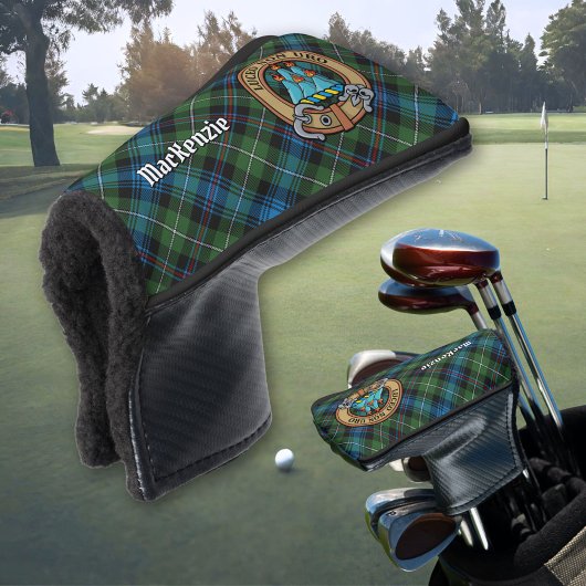 Couvre-club De Golf Clan MacKenzie Crest sur Tartan