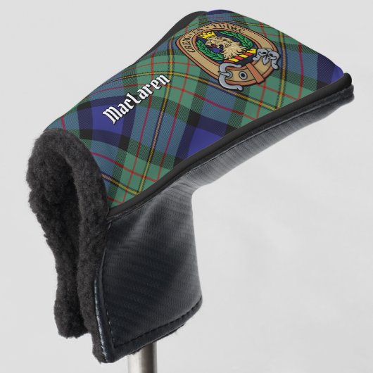 Couvre-club De Golf Clan MacLaren Crest sur Tartan (Devant 3/4)