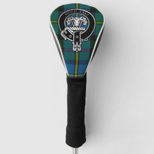Couvre-club De Golf Clan MacLeod Crest & Hunting Tartan Golf Head Cove