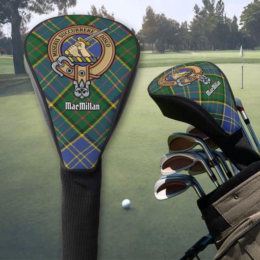 Couvre-club De Golf Clan MacMillan Crest sur la chasse Tartan