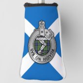 Couvre-club De Golf Clan MacNeill de Gigha Crest & Tartan (Tourné à 90°)