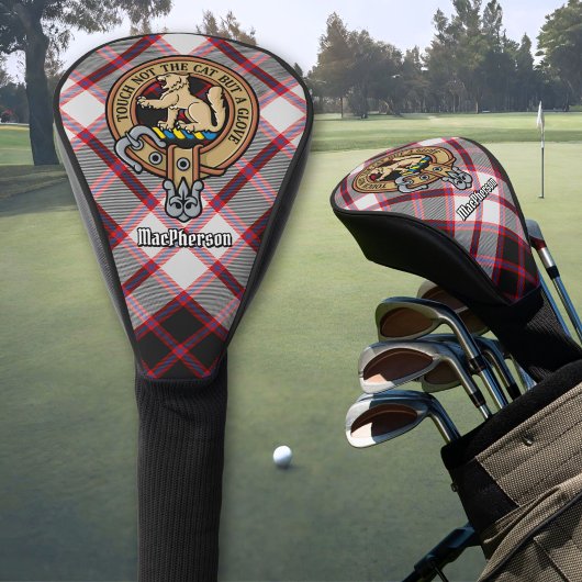 Couvre-club De Golf Clan MacPherson Crest sur la chasse Tartan