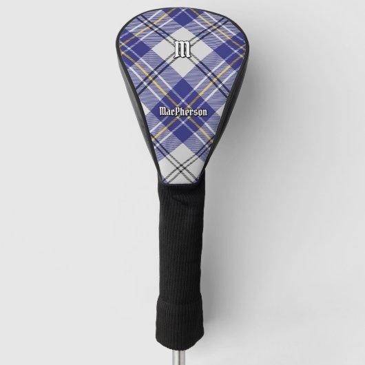 Couvre-club De Golf Clan MacPherson Robe Bleue Tartan Golf Tête Couver (Devant)