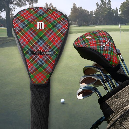 Couvre-club De Golf Clan MacPherson Tartan Golf Head Cover
