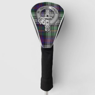 Couvre-club De Golf Clan Malcolm Crest & Robe Tartan Golf Tête Couver