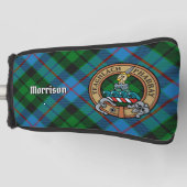 Couvre-club De Golf Clan Morrison Crest sur la chasse Tartan (Devant)
