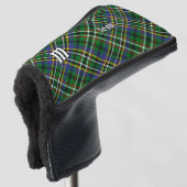 Couvre-club De Golf Clan Scott Green Tartan Golf Head Couverture (Devant 3/4)