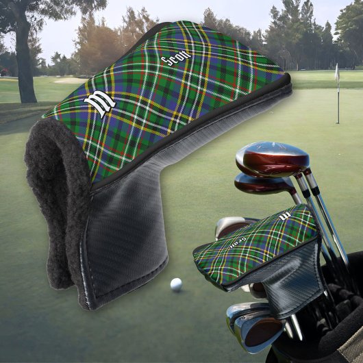 Couvre-club De Golf Clan Scott Green Tartan Golf Head Couverture