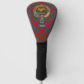 Couvre-club De Golf Clan Sinclair Crest sur Tartan (Devant)