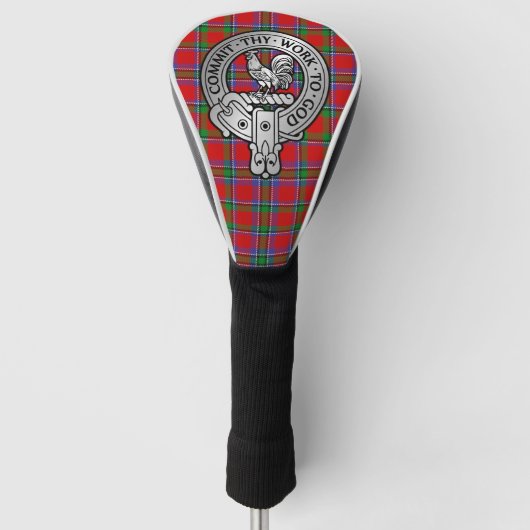 Couvre-club De Golf Clan Sinclair Crest & Tartan (Devant)