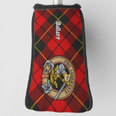 Couvre-club De Golf Clan Wallace Crest sur Tartan (Tourné à 90°)